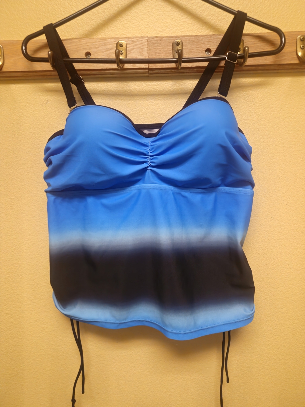 Nextmia Block One-Piece Swimsuit in Blue & Black Like New